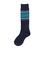 クー（Coo.）靴下 ジュニア クルーソックス HEAT-X 2足組 ネイビー×グレー ライン 19.0～22.0センチ 896CO5GSA0060 NVY19