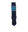 クー（Coo.）靴下 ジュニア クルーソックス HEAT-X 2足組 ネイビー×グレー ライン 19.0～22.0センチ 896CO5GSA0060 NVY19