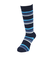 クー（Coo.）靴下 クルーソックス HEAT-X 2足組 ネイビー×グレー ボーダー 22.0～25.0センチ 895CO5GSA0062 NVY22