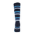 クー（Coo.）靴下 クルーソックス HEAT-X 2足組 ネイビー×グレー ボーダー 22.0～25.0センチ 895CO5GSA0062 NVY22
