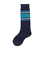 クー（Coo.）靴下 ジュニア クルーソックス HEAT-X 2足組 ネイビー×グレー ライン 15.0～18.0センチ 896CO5GSA0057 NVY15