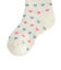クー（Coo.）靴下 ジュニア クルーソックス HEAT-X 2足組 ホワイト×ピンク ハート 19.0～22.0センチ 896Q4GSA0137 WHT19