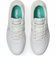 アシックス（ASICS）スニーカー ウォーキングシューズ ゲルファンウォーカー W077 ホワイト グリーン 1292A077.100 スポーツシューズ