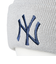 ニューエラ（NEW ERA）帽子 ニットキャップ ポンポンニット ニューヨーク・ヤンキース グレー 灰色 14669954