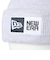 ニューエラ（NEW ERA）帽子 ニットキャップ ベーシック カフニット ボックスロゴ エンブロイダリー グレー 灰色 14670105