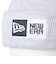 ニューエラ（NEW ERA）帽子 ニットキャップ ベーシック カフニット ボックスロゴ エンブロイダリー グレー 灰色 14670105