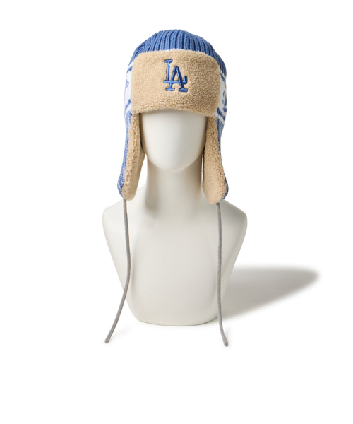 ニューエラ（NEW ERA）帽子 ニットキャップ ニット トラッパー