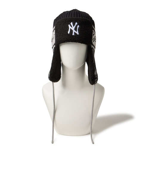 ニューエラ（NEW ERA）帽子 ニットキャップ ニット トラッパー