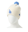 ニューエラ（NEW ERA）帽子 ニットキャップ ポンポンニット ロサンゼルス・ドジャース オフホワイト 白 14669955