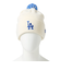 ニューエラ（NEW ERA）帽子 ニットキャップ ポンポンニット ロサンゼルス・ドジャース オフホワイト 白 14669955