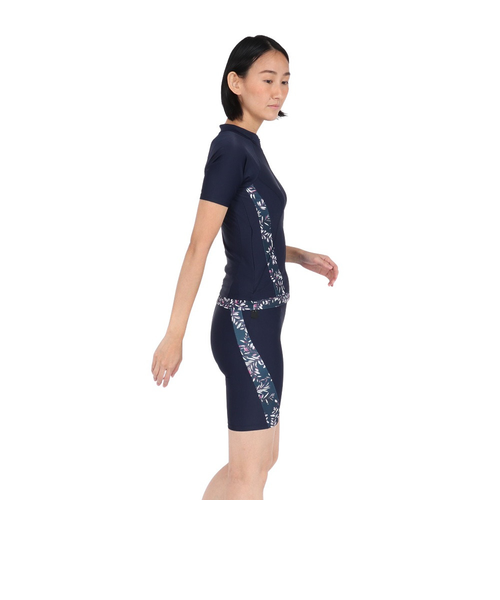 フィラ（FILA）フィットネス水着 レディース 水泳 リーフ柄プリント