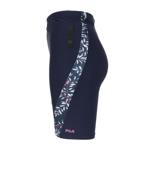 フィラ（FILA）フィットネス水着 レディース 水泳 リーフ柄プリント