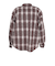 エクストララージ（XLARGE）URBAN PLAID 長袖シャツ 101254014002-BROWN