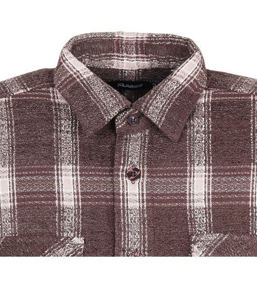 エクストララージ(XLARGE)URBAN PLAID 長袖シャツ 101254014002-BROWN(Men’s、Lady… エクストララージ（XLARGE）URBAN PLAID 長袖シャツ 101254014002