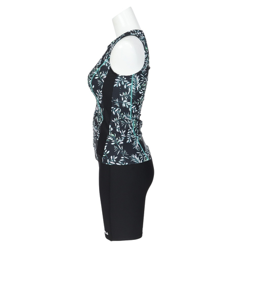 フィラ（FILA）フィットネス水着 レディース 水泳 リーフ柄プリント