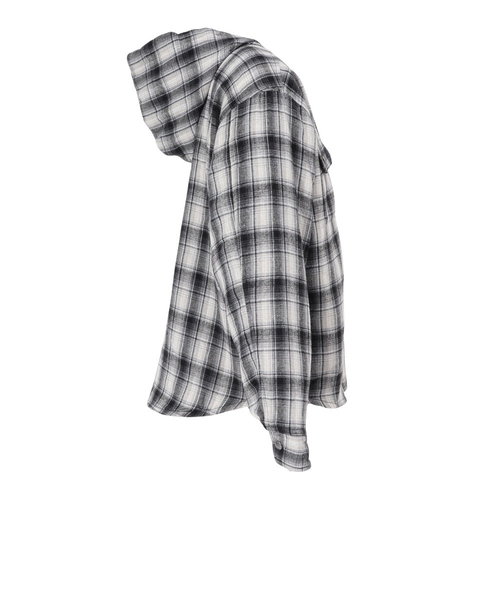 エクストララージ（XLARGE）HOODED FLANNEL シャツ 101253014006-BLACK