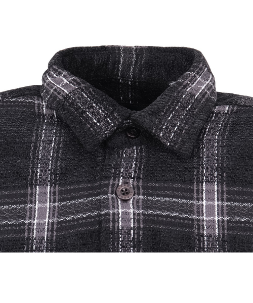 エクストララージ(XLARGE)URBAN PLAID 長袖シャツ 101254014002-BLACK(Men’s) エクストララージ（XLARGE）URBAN PLAID 長袖シャツ 101254014002