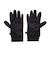 手袋 ストレッチ グローブ 黒 S-LLサイズ WG5F0010-WA900-GRSN BLK 防寒 裏起毛 指出し