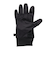 手袋 ストレッチ グローブ 黒 S-LLサイズ WG5F0010-WA900-GRSN BLK 防寒 裏起毛 指出し