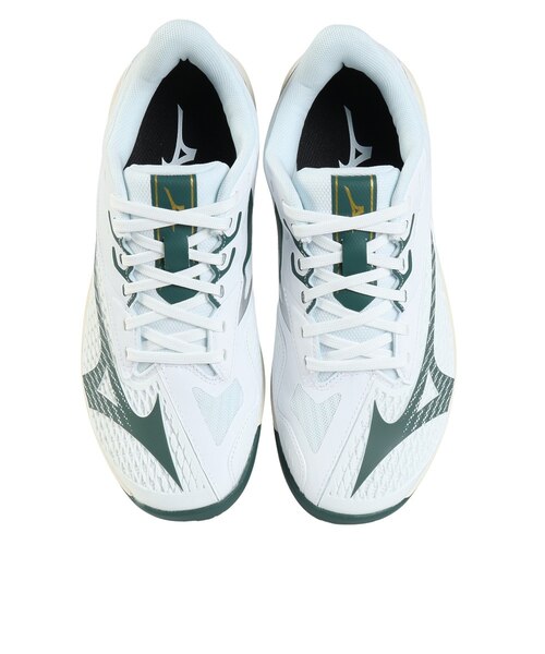 テニスシューズ　オムニクレー　ミズノ ミズノ（MIZUNO）オムニクレーコート用 テニスシューズ ウエーブ