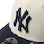ニューエラ（NEW ERA）キャップ キッズ Youth 9FIFTY ストレッチスナップ ニューヨーク・ヤンキース ホワイト×ネイビー 14671546