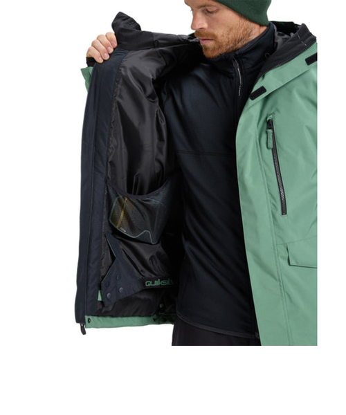 クイックシルバー(Quiksilver)MISSION SOLID スノージャケット 26SNEQYTJ03523GND0(M… クイックシルバー（Quiksilver）MISSION SOLID スノージャケット
