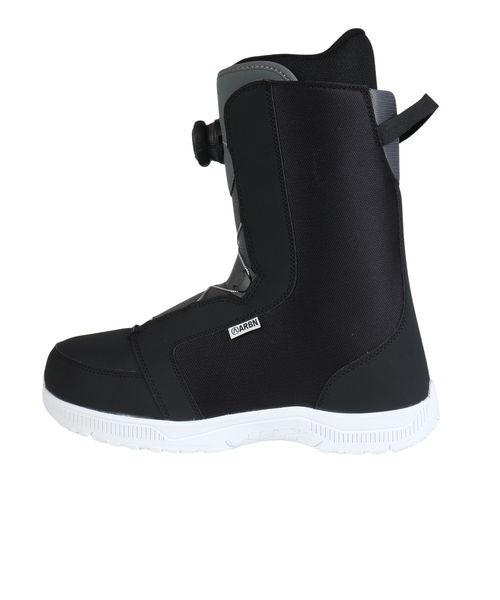 エアボーン（ARBN）スノーボードブーツ 26 AB A-TOP AB63WSB1636 BK/GY