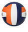 スポルディング（SPALDING）バレーボール 4号球 VB3 オレンジ×ホワイト×ネイビー 72-417J