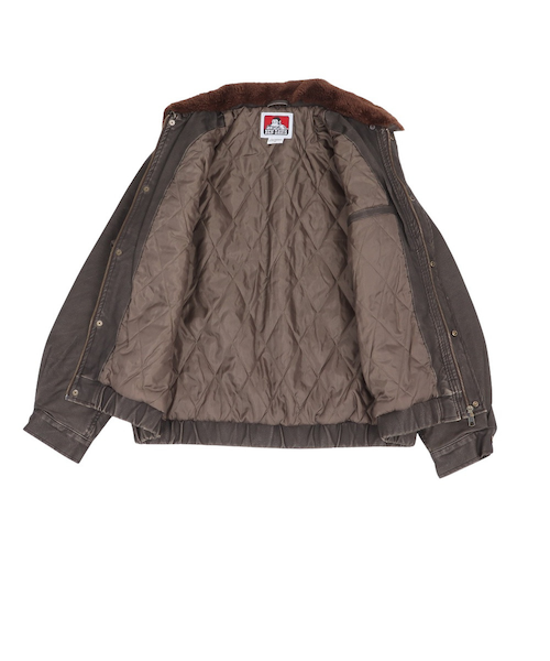 ベンデイビス（BEN DAVIS）エリボア フェイクレザージャケット