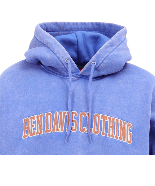 ベンデイビス（BEN DAVIS）アーチロゴ プルパーカー 25780044-BLU
