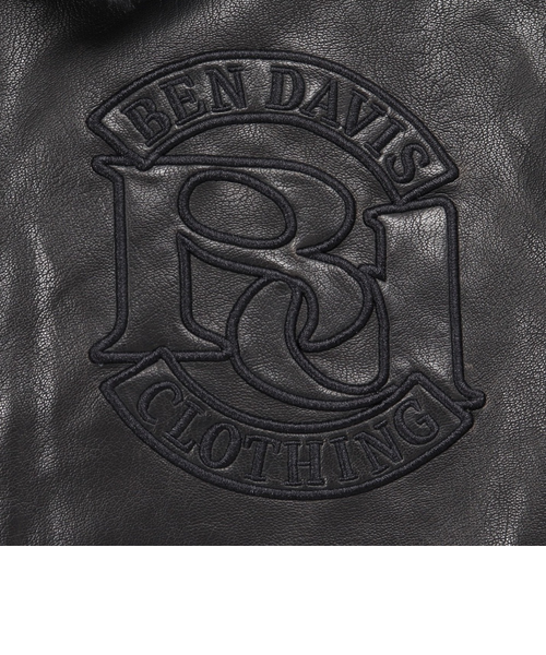 ぱぴぷぺポケット ベンデイビス（BEN DAVIS）エリボア フェイクレザージャケット