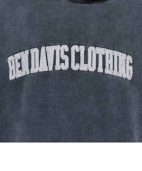 ベンデイビス（BEN DAVIS）アーチロゴ プルパーカー 25780044-BLK