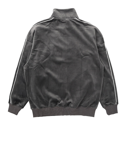 SHAKA ジップアップ ベロア トラックジャケット IPDFZSH-1016-C.GRY