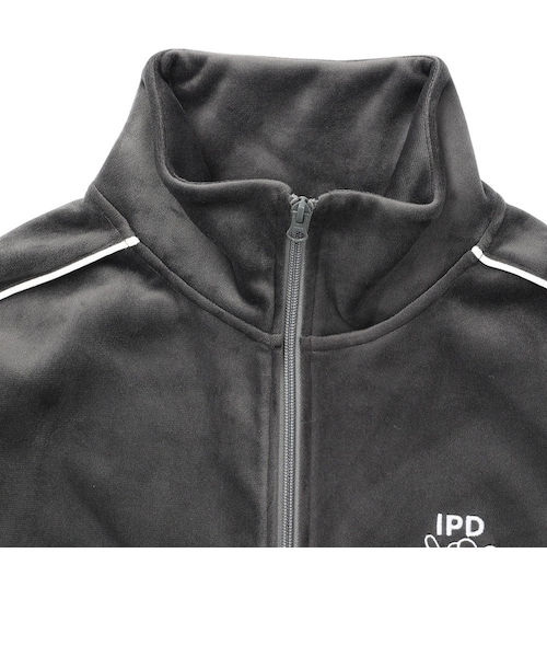 SHAKA ジップアップ ベロア トラックジャケット IPDFZSH-1016-C.GRY