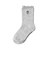 アバクロンビー&フィッチ（Abercrombie & Fitch）AFHG 3PK HALF-CREW LETTUCE WEL ソックス 3足組 グレー 灰色…