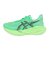 アシックス（ASICS）ランニングシューズ ジョギングシューズ ノヴァブラスト 5 グリーン ブラック 1012B991.300