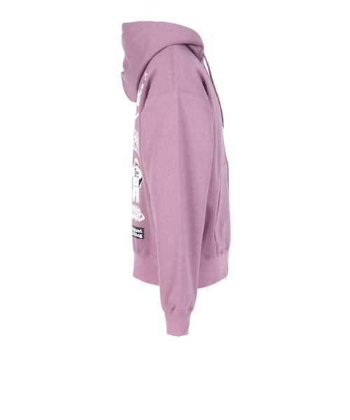 ベンデイビス（BEN DAVIS）バックプリントジップパーカー 25780051-PNK