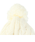 ジュニア 耳付き ポンポン ニット帽 ST25FB0083 OWHT