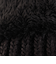 ジュニア 耳付き ポンポン ニット帽 ST25FB0083 BLK