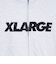 エクストララージ（XLARGE）スタンダード ロゴ ジップフーディ スウェットシャツ 101254012012-ASH