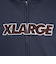 エクストララージ（XLARGE）スタンダード ロゴ ジップフーディ スウェットシャツ 101254012012-NAVY
