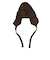 エクストララージ（XLARGE）帽子 EARFLAP ニットキャップ 101254051009-BROWN