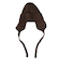 エクストララージ（XLARGE）帽子 EARFLAP ニットキャップ 101254051009-BROWN