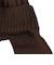 エクストララージ（XLARGE）帽子 EARFLAP ニットキャップ 101254051009-BROWN