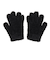 ジュニア 5本指 ニット グローブ GKFG BLACK