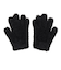 ジュニア 5本指 ニット グローブ GKFG BLACK