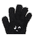 ジュニア 5本指 ニット グローブ GKFG BLACK