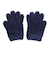 ジュニア 5本指 ニット グローブ GKFG NAVY