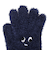 ジュニア 5本指 ニット グローブ GKFG NAVY