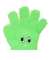 ジュニア 5本指 ニット グローブ GKFG NEON GREEN